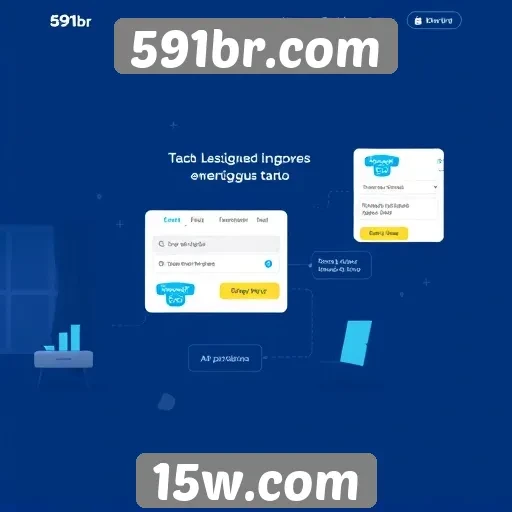análise da interface do site 591br